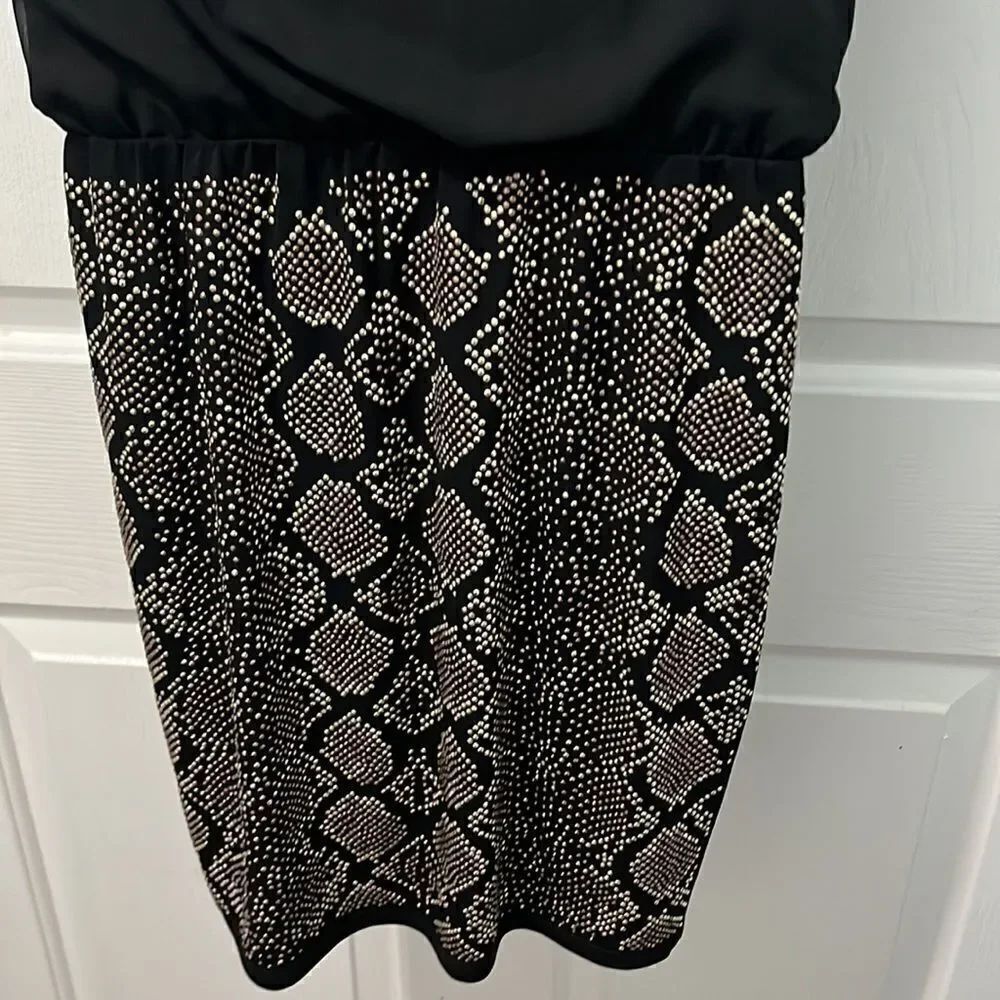 Cache Gold Beaded Dress - Picture 7 of 8